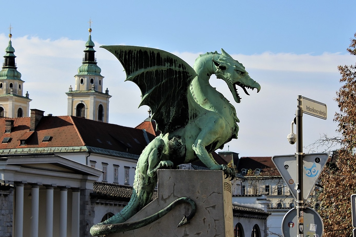 Ljubljana city view